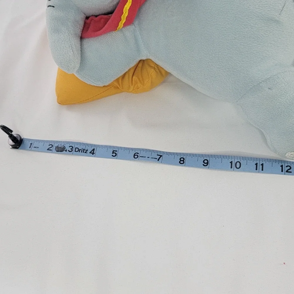 Disney Sleeping‎ Dumbo with Star pillow Stuffed Plush Elephant 12
